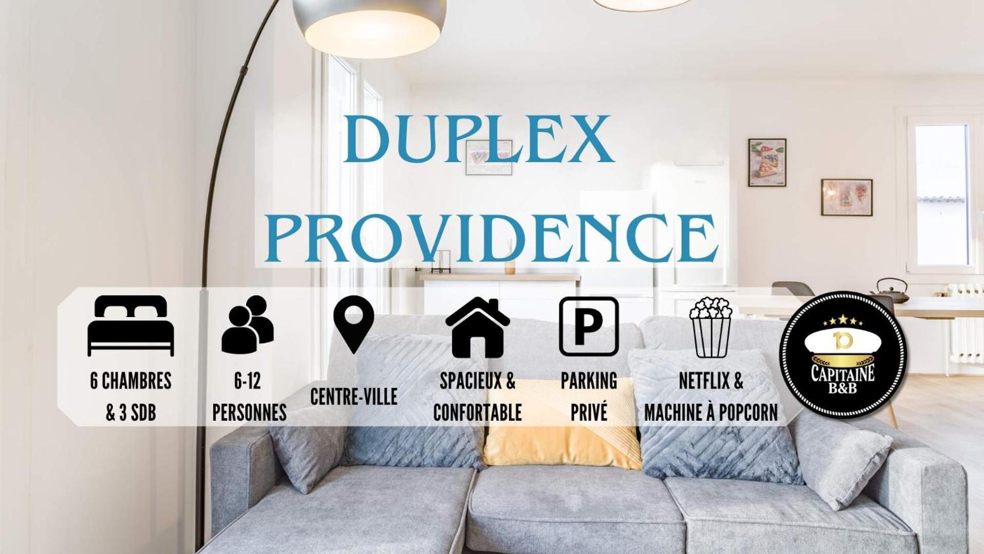 Duplex Providence - Ideal Groupe - Confort - Parking Prive Труа Екстер'єр фото